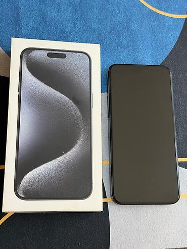 Мобильные телефоны и аксессуары: IPhone 15 Pro Max, Б/у, 256 ГБ, Blue Titanium, Защитное стекло, Чехол, Кабель, 85 % — 4