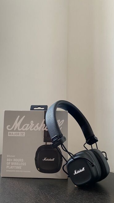 audio technica ath m50: Новый Беспроводные (Bluetooth) Наушники, Marshall, цвет - Черный