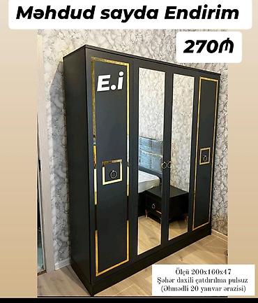 4 qapılı dolab Yep yeni 270 azn rəng seçimi var çatdırılma var lalafo.az -da 4 qapılı dolab Yep yeni 270 azn rəng seçimi var çatdırılma var