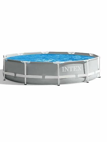 Бассейны: 305/76см. Intex 26702 Каркасный бассейн Prism Frame, 4485л, фил.-насос — 9