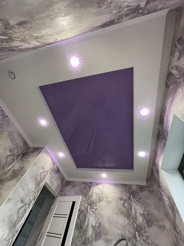 Натяжной потолок: Натяжной потолок 3D потолки Бесплатный замер — 8