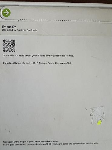 Мобильные телефоны: IPhone 17, Новый, 256 ГБ, Черный, 100 % — 5