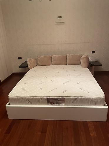 stul taxta: Mebel dəsti: iki nəfərlik çarpayı və ortopedik döşək - Ölçü: təxminən — 1