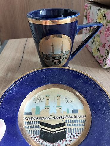 cay: Çay dəsti, rəng - Göy, Keramika — 4