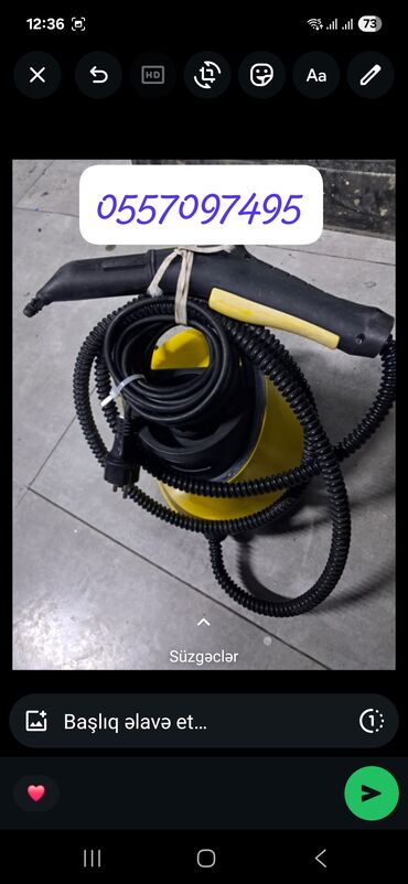 saç ütüləri: Buxarlı təmizləyici aparat - Güclü buxar çıxışı ilə dərin və kimyəvi