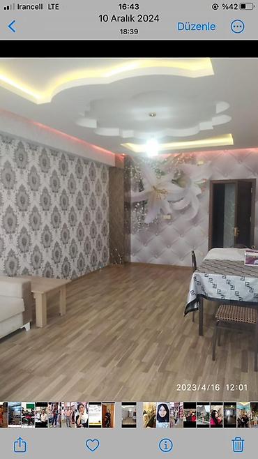 yeni əmlak az: 3 otaqlı mənzil – geniş zal və müasir tavan işıqları - Plan: 3 otaq — 2