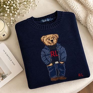 kisi godekce: Sviter, Ralph Lauren, M, rəng - Göy — 1