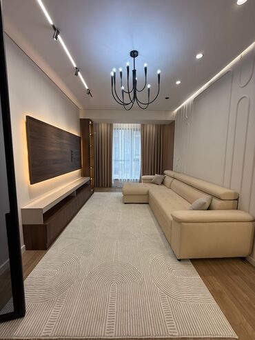 дом или квартира в бишкеке в аренду: 2 комнаты, 77 м², Элитка, 5 этаж, Дизайнерский ремонт