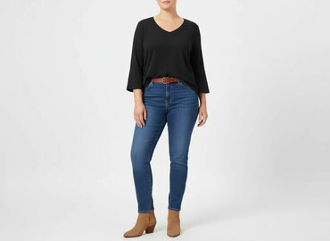 Blouses: Janina, Women's blouse, size 2XL