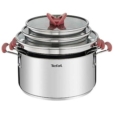 xonca desti: Qazan, rəng - Gümüşü, Paslanmayan polad, Tefal — 1