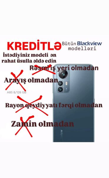 kreditlə telefonlar: Samsung Galaxy A05, Zəmanət, Kredit, Sensor