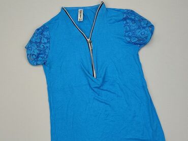 niebieska bluzki koszulowe: Blouse, S (EU 36), condition - Very good