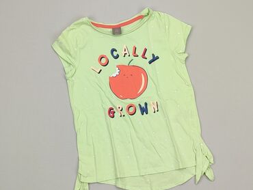 zielona koszulka: Koszulka, Little kids, 9 lat, 128-134 cm, stan - Dobry