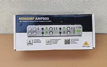 Pojačala i prijemnici: BEHRINGER MINI AMP AMP800 POJAČALO ZA SLUŠALICE | Slanje po dogovoru — 8