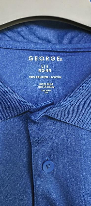 Мужская одежда: Поло Английского бренда GEORGE. Размер L - XL . Made in Jordan — 3