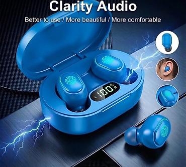 ses dinleyici cihaz: Yeni Simsiz (Bluetooth) Qulaqcıqlar, rəng - Qara — 3