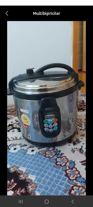 İçki texnikası: Sinbo dijicook multibişirici Xüsusiyyətlər: - Rəqəmsal idarəetmə