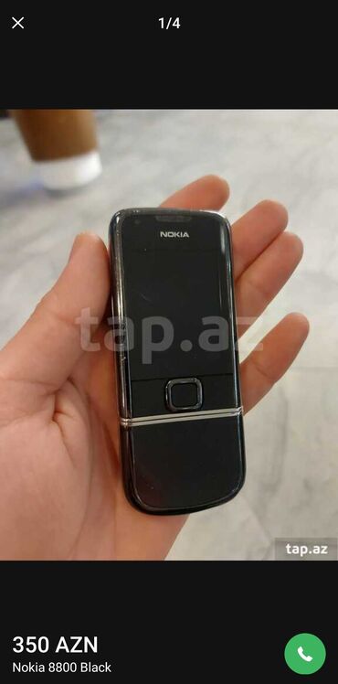 nokia 8800 qiymeti azerbaycanda: Salam Nokia 8800 Tam Orginaldir Bir tək adaptir yeri xarabdi sekilde