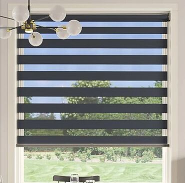 Jalüzlər: Zebra və rolik jalüz pərdələri - Dizayn: Zolaqlı zebra — 10