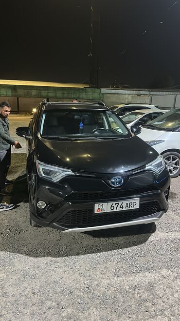 Toyota: Toyota RAV4: 2018 г., 2.5 л, Автомат, Гибрид, Кроссовер