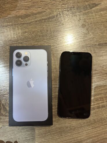 чехол google pixel 4 xl: IPhone 13 Pro Max, Колдонулган, 256 ГБ, Sierra Blue, Заряддоочу түзүлүш, Коргоочу айнек, Каптама, 89 %