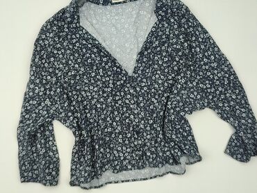 bluzka srebrną nitką: Pull and Bear, Women's blouse, size M (EU 38)