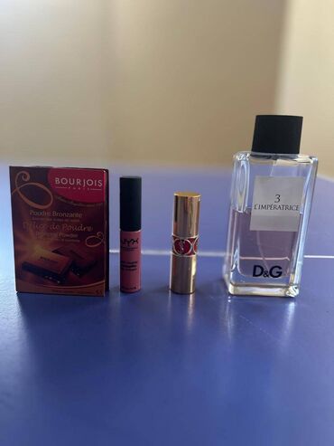 евро веки: Сет из 4-х видов косметики. 1) Туалетная вода или духи D&G 3