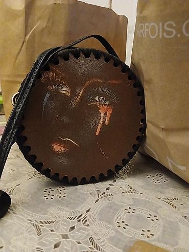 Сумки: Orijinal vintage çanta - Form: dairəvi crossbody/omuz çantası - — 2