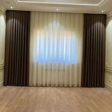 Pərdə və tüllər: Qəşəng pərdələr otağa zəriflik qatır. Ağ tül pərdələr işığı yumşaq — 15