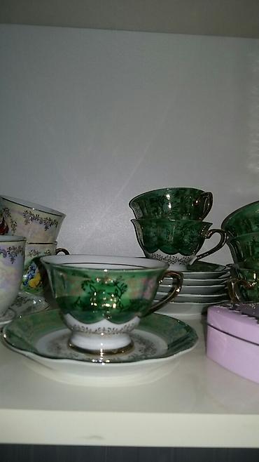 çay servis: Çay dəsti, rəng - Yaşıl — 4