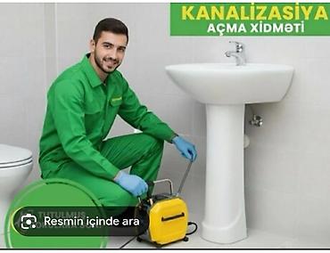 Təmir-xidmət: Unitaz və kanalizasiya tıxaclarının peşəkar açılması - — 1
