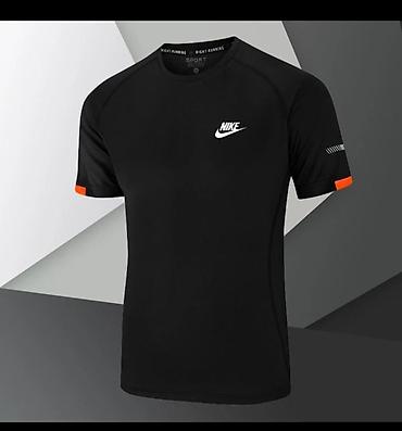 Эркектердин футболкасы, L, XL, 2XL, Nike, Жаңы, түсү - Кара, Өзү алып кетүү, Акысыз жеткирүү, Акылуу жеткирүү