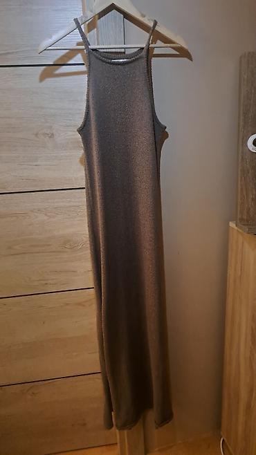kaftan: Duga pletena haljina na bretele - Model: uska, ravna silueta do — 1