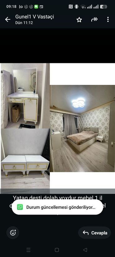 Sifarişlə yazı masaları: Yataq desti dolab yoxdur mebel 1 il deyil alinib 430azn 6573 Razin