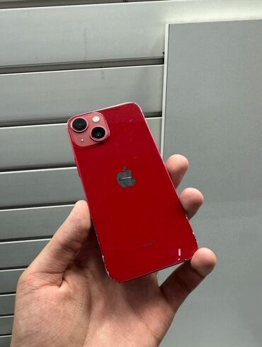 прочный телефон: IPhone 13 mini, Колдонулган, 128 ГБ, Кызыл, 69 %