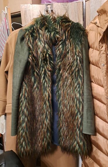 ps aksesoari: M (EU 38), Faux fur, color - Khaki