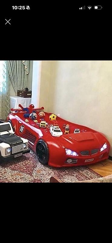 m3 gtr: Uşaq maşın çarpayısı – qırmızı rəngdə, idman avtomobili formasında . - — 1