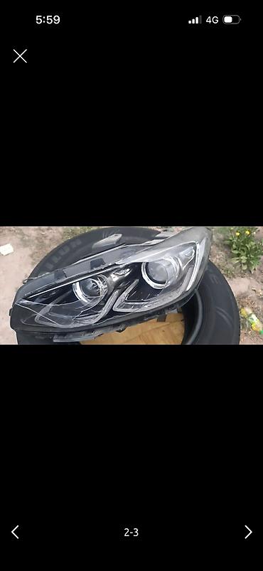 black vision: Передняя левая фара Hyundai 2019 г., Б/у, Оригинал, Корея — 2