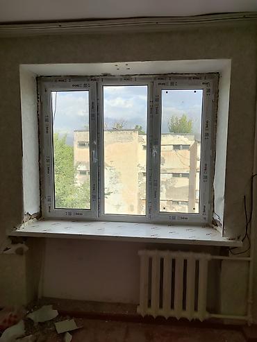 Терезелер жана комплектөөчүлөр: Буюртмага пластик терезе, Терезе түрү: Балкон, Акы төлөнүүчү орнотуу, Бөлүп төлөө жок — 2