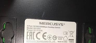 Модемы и сетевое оборудование: Коммутатор гигабитный с 5 портами Mercusys MS105G 10/100/1000 Мбит/с — 3