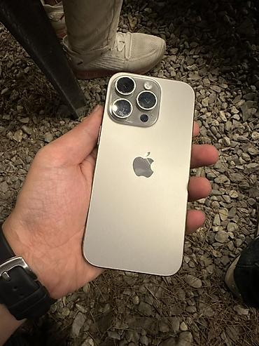 apple iphone: IPhone 16 Pro, 128 GB, Natural Titanium, Simsiz şarj, Face ID, Sənədlərlə — 2