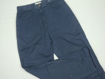jeansy wyszczuplające: Material trousers for women, size M