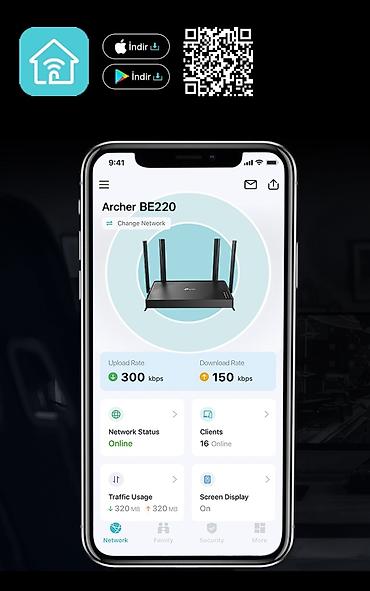 Настольные ПК и комплектующие: Yeni. TP-Link Archer BE220 (BE3600) – Dual-Band Wi‑Fi 7 router - Wi‑Fi — 3