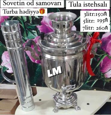 mis samovar qiymeti: Yeni Od Samovar, 7 l, Ünvandan götürmə, Ödənişli çatdırılma