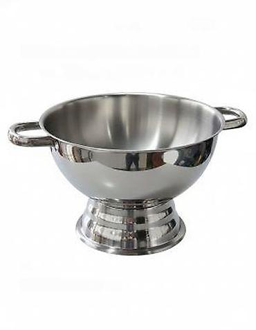 laboratorijsko staklo: SUPIJERA INOX | Rosfraj - šerpe -jedinični Supijera -Dimenzije:26 cm — 1