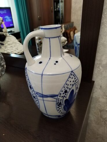 qab qacaq alemi: Rəng - Göy, Keramika, 2 l, Azərbaycan