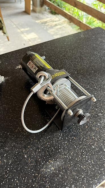снегоходы: Электрическая лебёдка Winch 4000 lb - Тяговое усилие: 4000 lb (около — 4