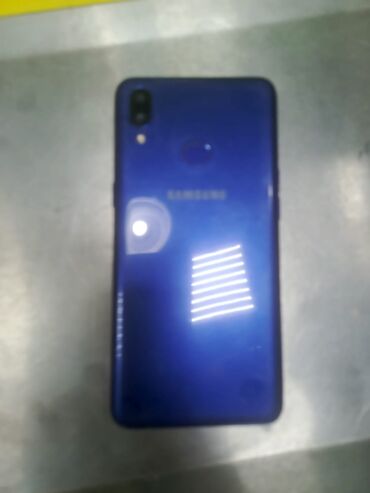 Samsung Galaxy A10s, 32 GB, rəng - Göy, Barmaq izi, İki sim kartlı, Face ID