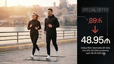 saatların satışı: İdman dəsti, 3XL, rəng - Qara — 3