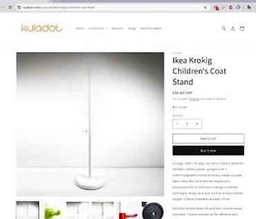 Ostali dečiji nameštaj: Dečji samostojeći čiviluk sa kružnom bazom - Stabilna teška baza od — 16